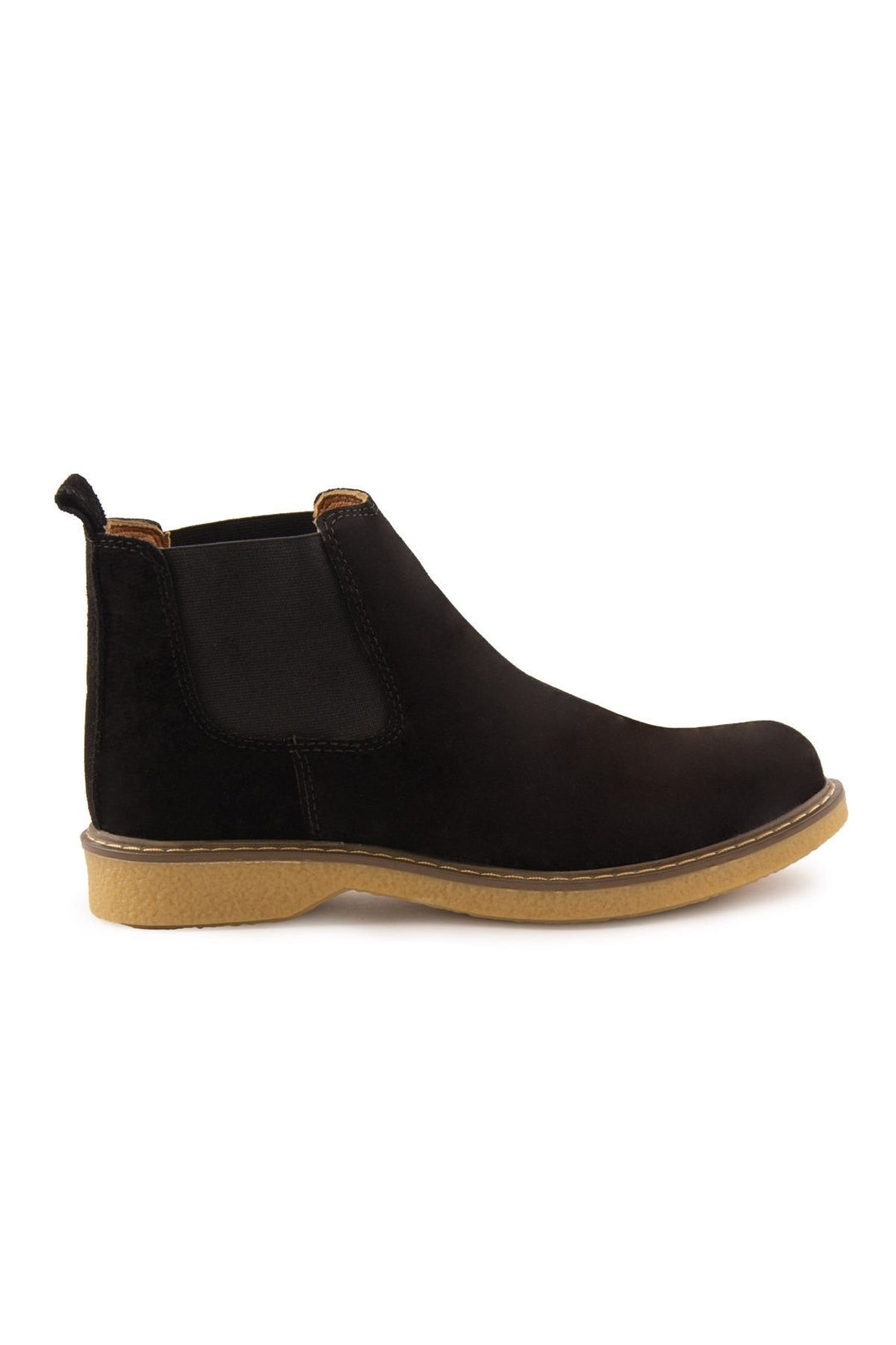 Pegia Women's Suede Chelsea Boots DG6029  - Black