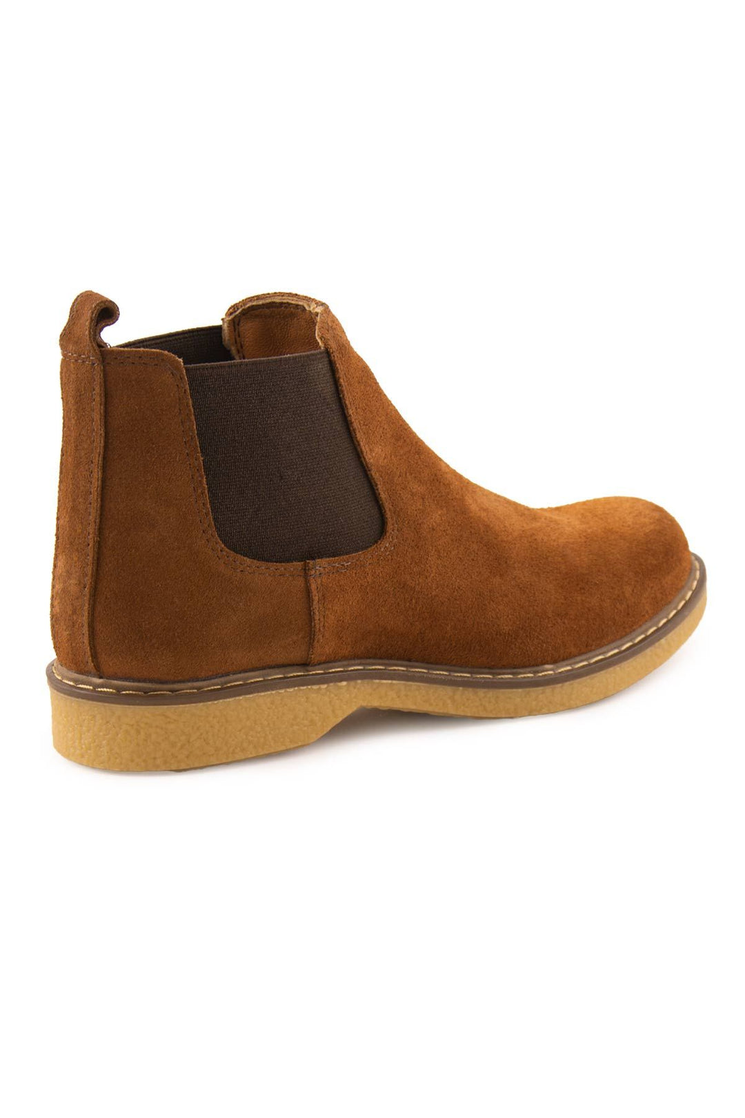 Pegia Women's Suede Chelsea Boots DG6029  - Chestnut