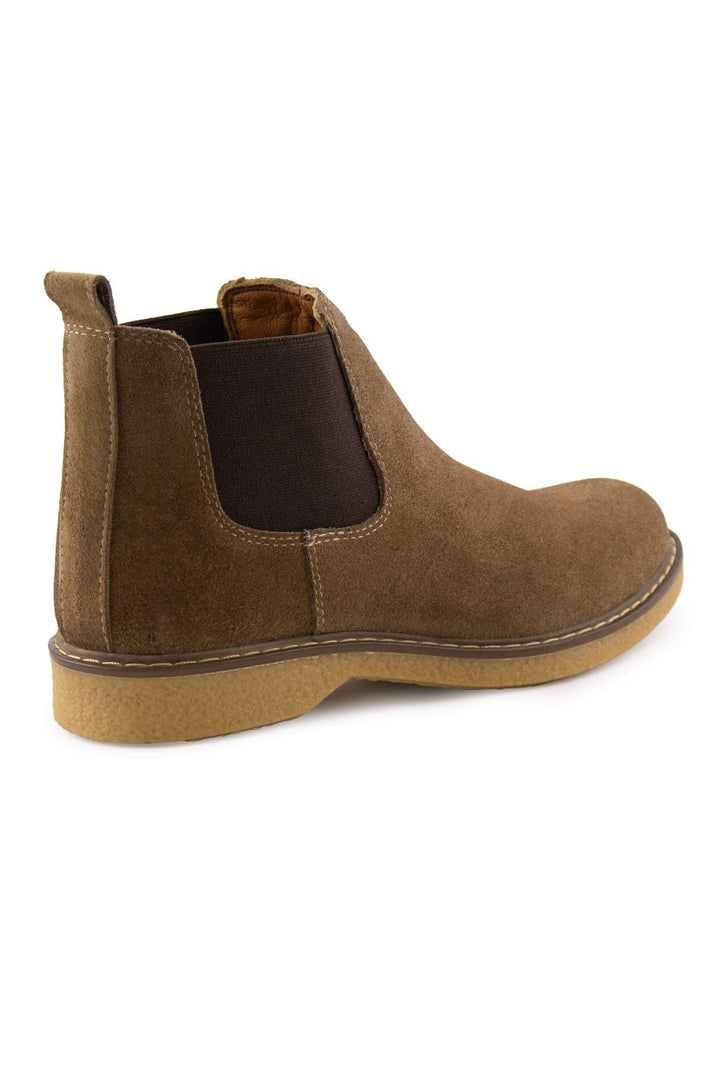 Pegia Women's Suede Chelsea Boots DG6029  - Latte