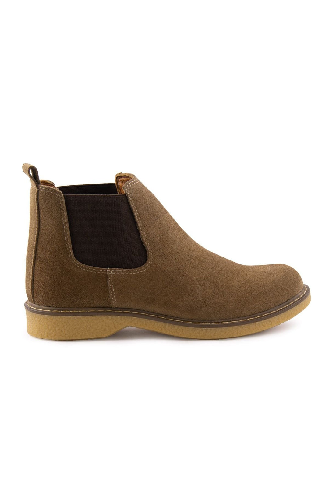 Pegia Women's Suede Chelsea Boots DG6029  - Latte