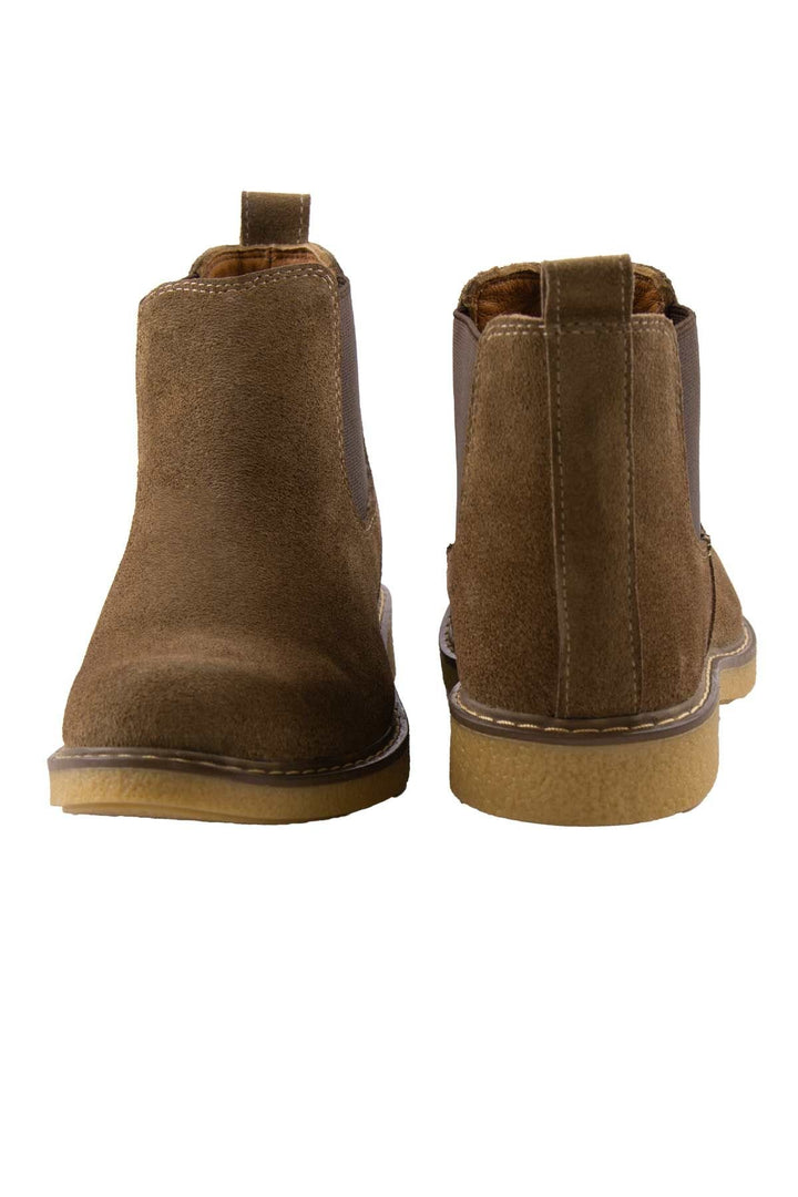 Pegia Women's Suede Chelsea Boots DG6029  - Latte