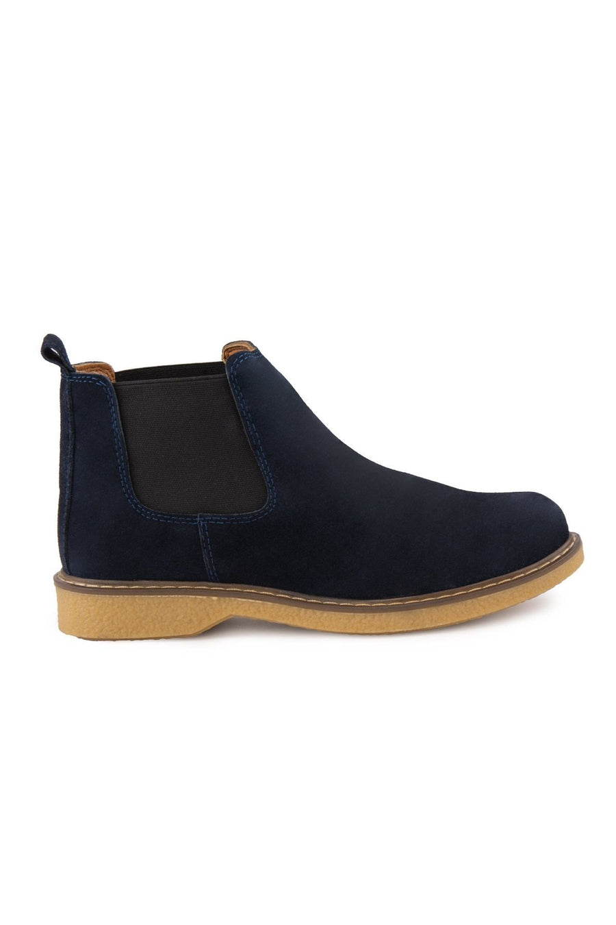 Pegia Women's Suede Chelsea Boots DG6029  - Navy