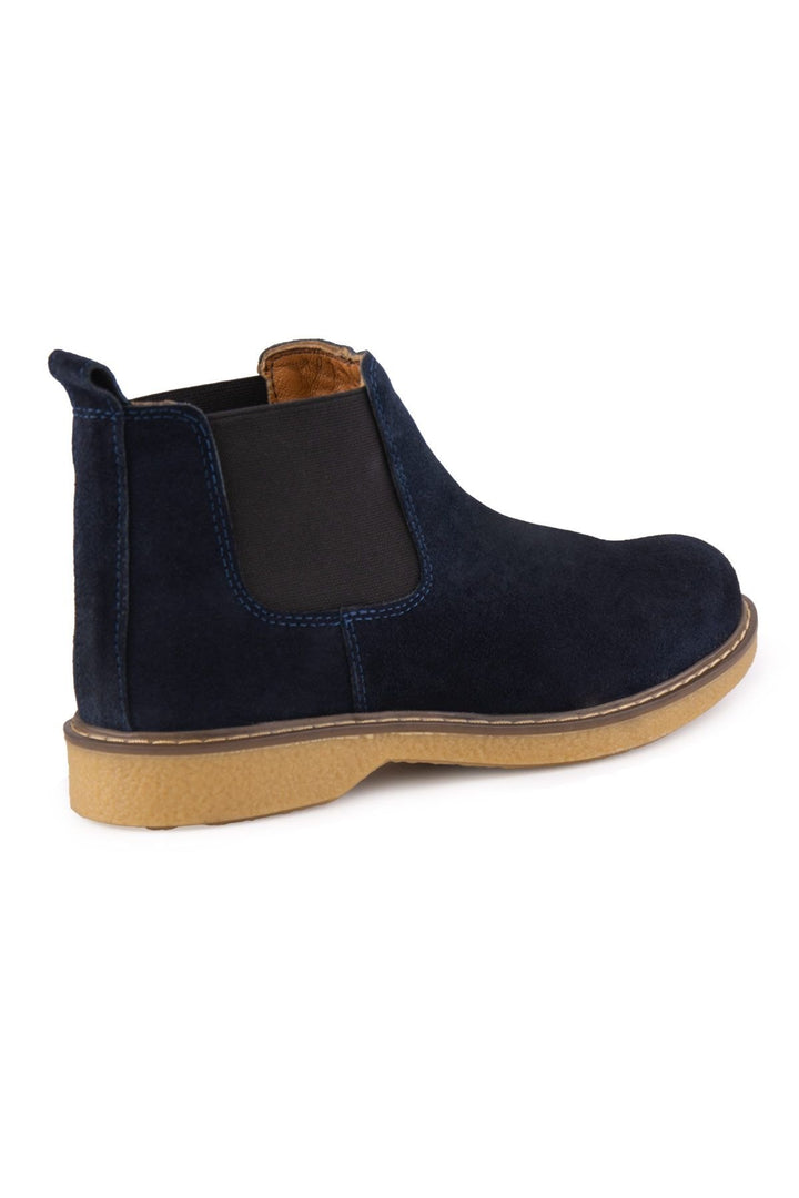 Pegia Women's Suede Chelsea Boots DG6029  - Navy