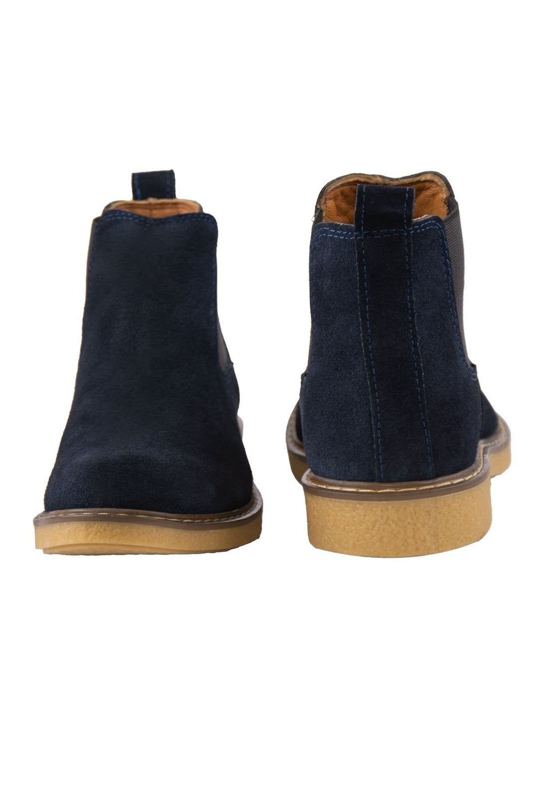 Pegia Women's Suede Chelsea Boots DG6029  - Navy