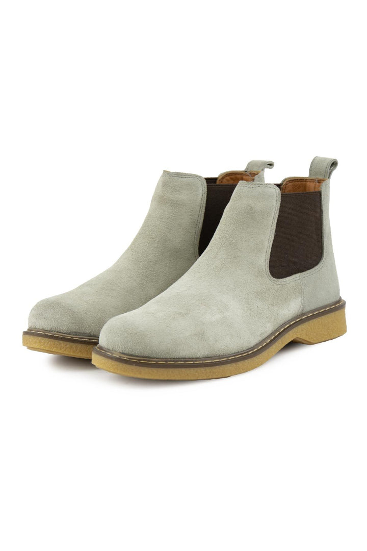 Pegia Women's Suede Chelsea Boots DG6029  - Stone