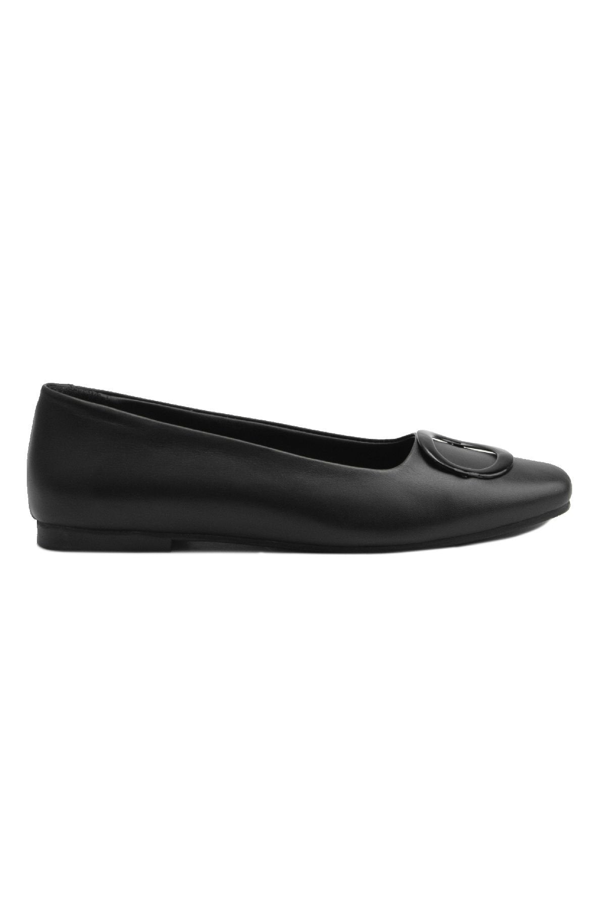 Pegia Women's Leather Ballet Shoes DG6010  - Black