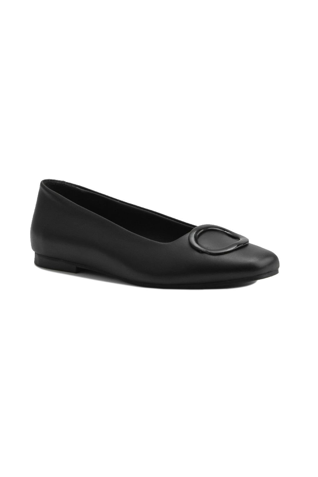 Pegia Women's Leather Ballet Shoes DG6010  - Black