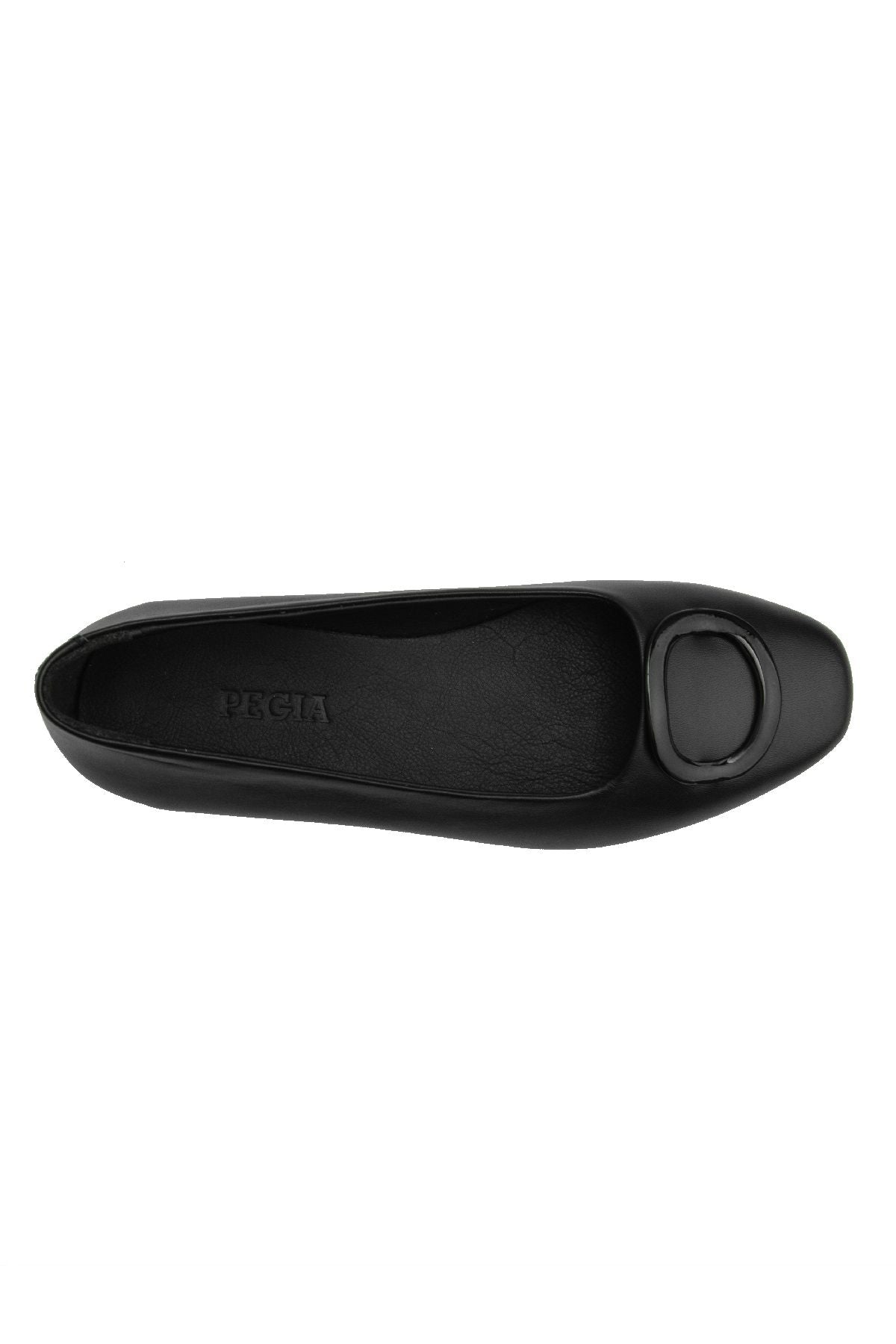 Pegia Women's Leather Ballet Shoes DG6010  - Black