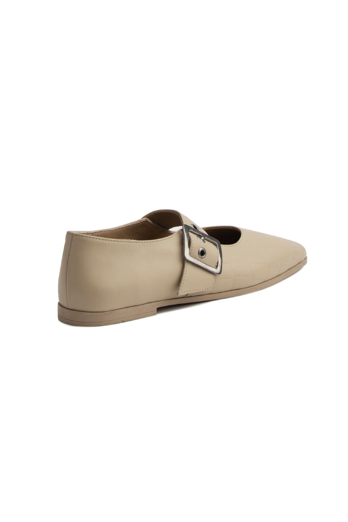 Pegia Women's Leather Ballet Shoes DG6016  - Beige