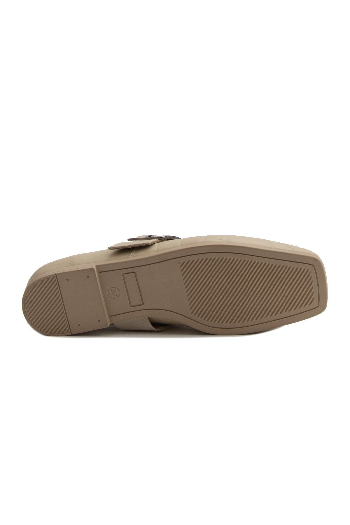Pegia Women's Leather Ballet Shoes DG6016  - Beige