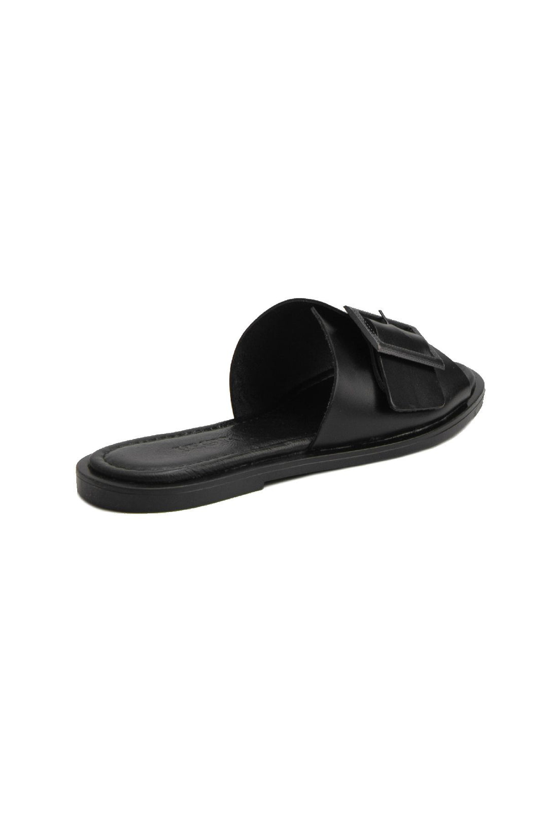 Pegia Women's Leather Slippers DG6017  - Black
