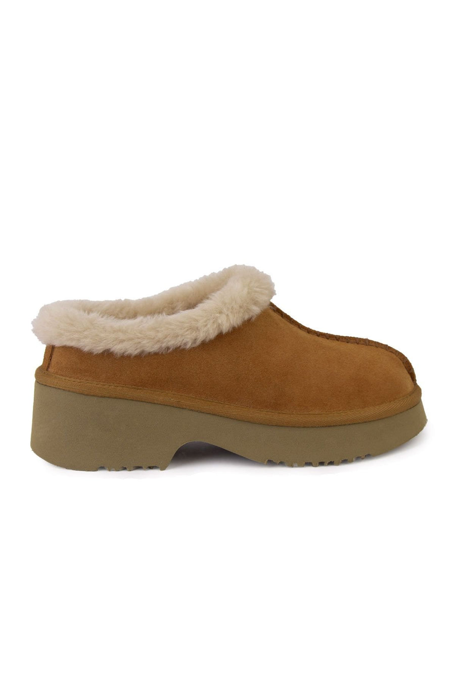 Pegia Sheepskin Women's Mini Boots 191155  - Chestnut