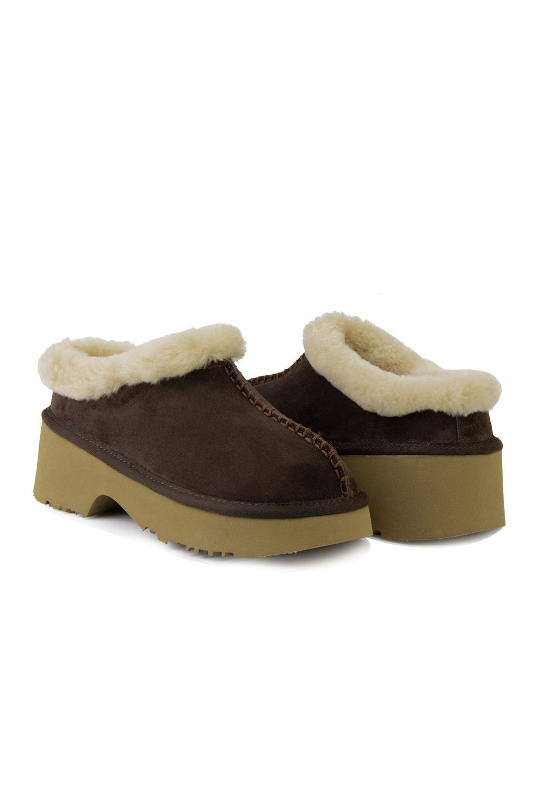Pegia Sheepskin Women's Mini Boots 191155  - Choco