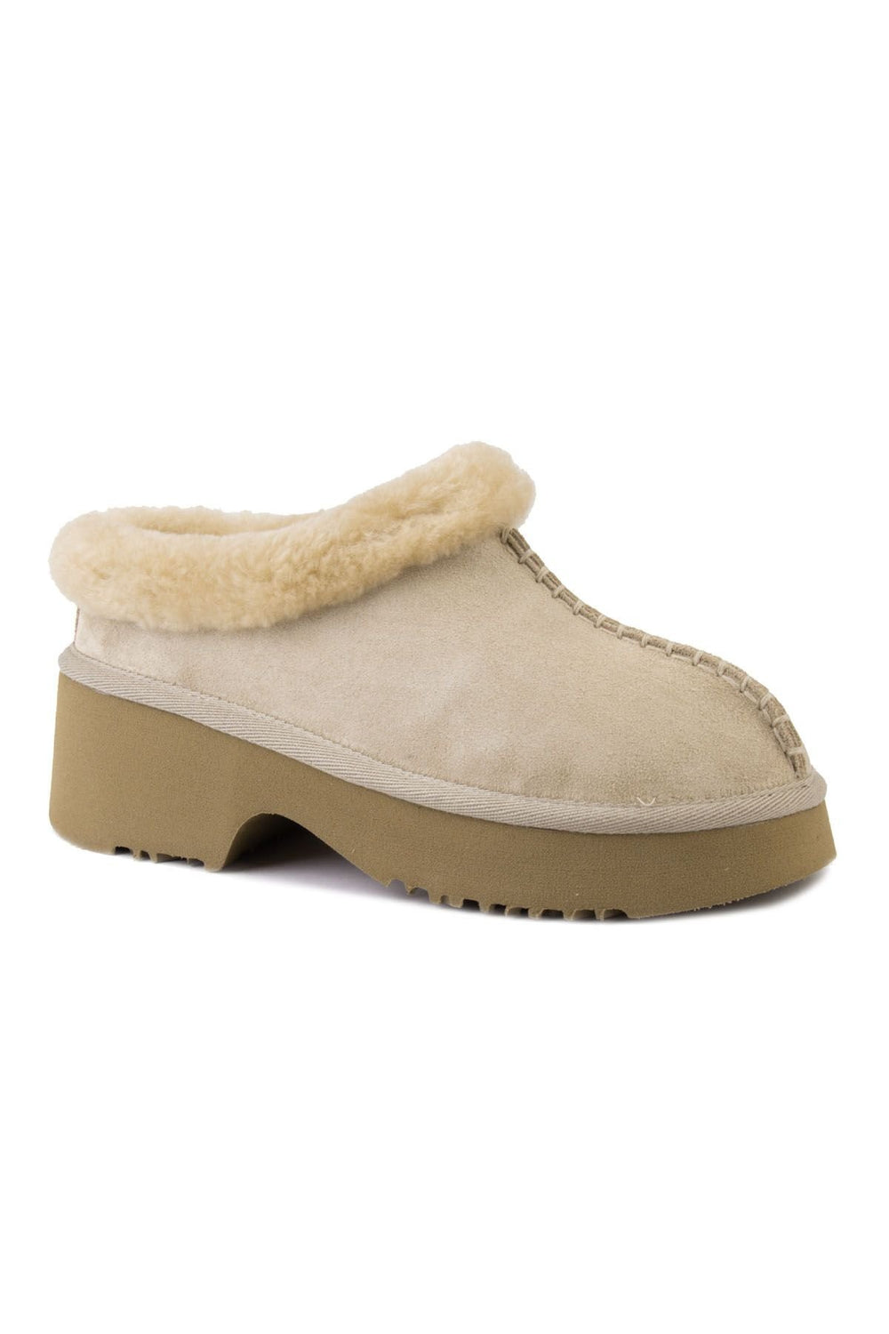 Pegia Sheepskin Women's Mini Boots 191155  - Beige