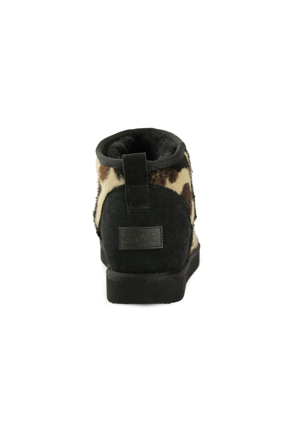 Pegia Women’s Genuine Fur Mini Boots 191168  - Black