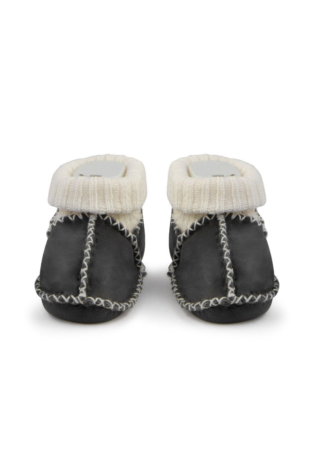 Pegia Shearling Baby's Booties 141206  - Anthracite