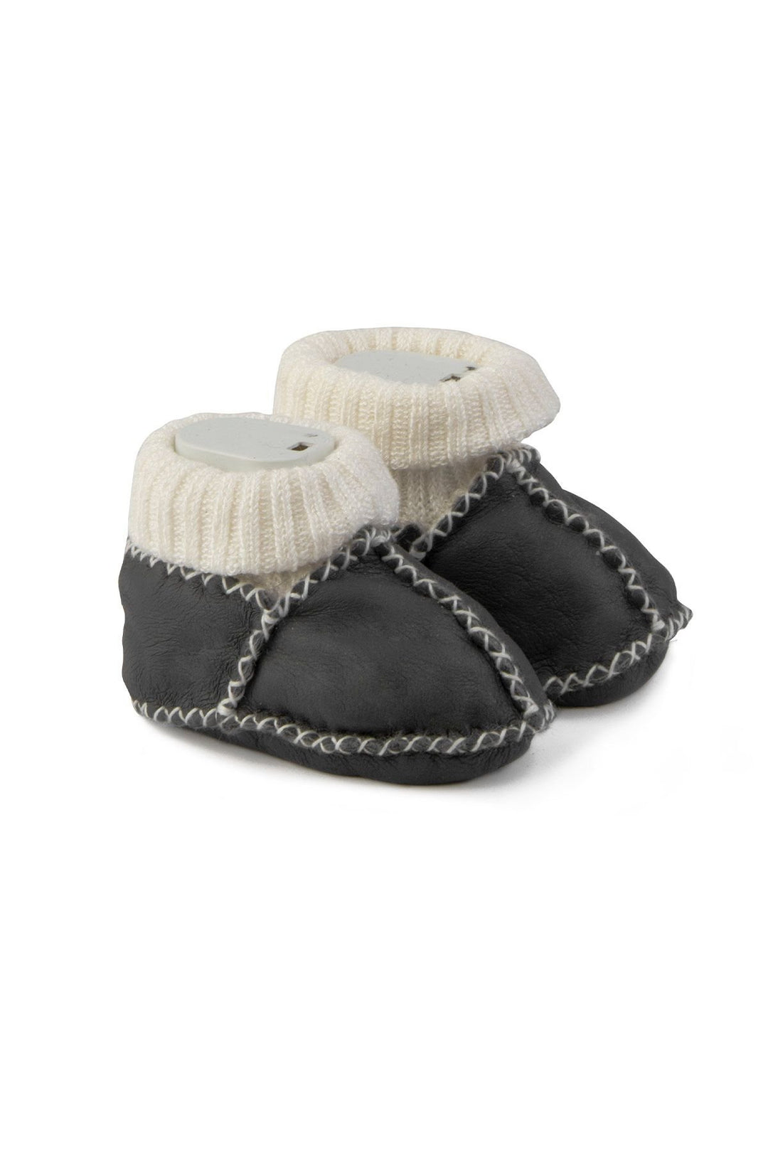 Pegia Shearling Baby's Booties 141206  - Anthracite