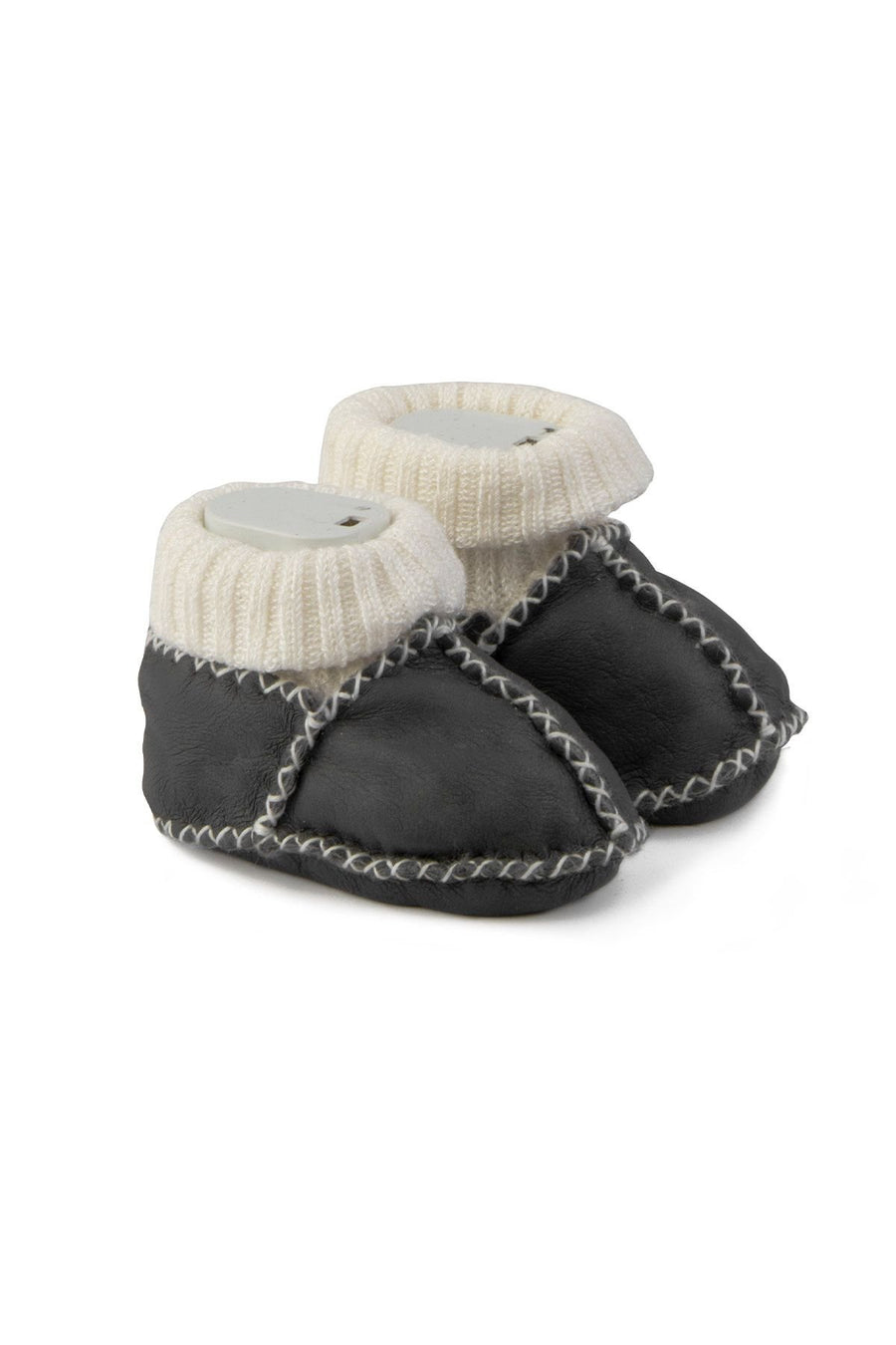 Pegia Shearling Baby's Booties 141206  - Anthracite