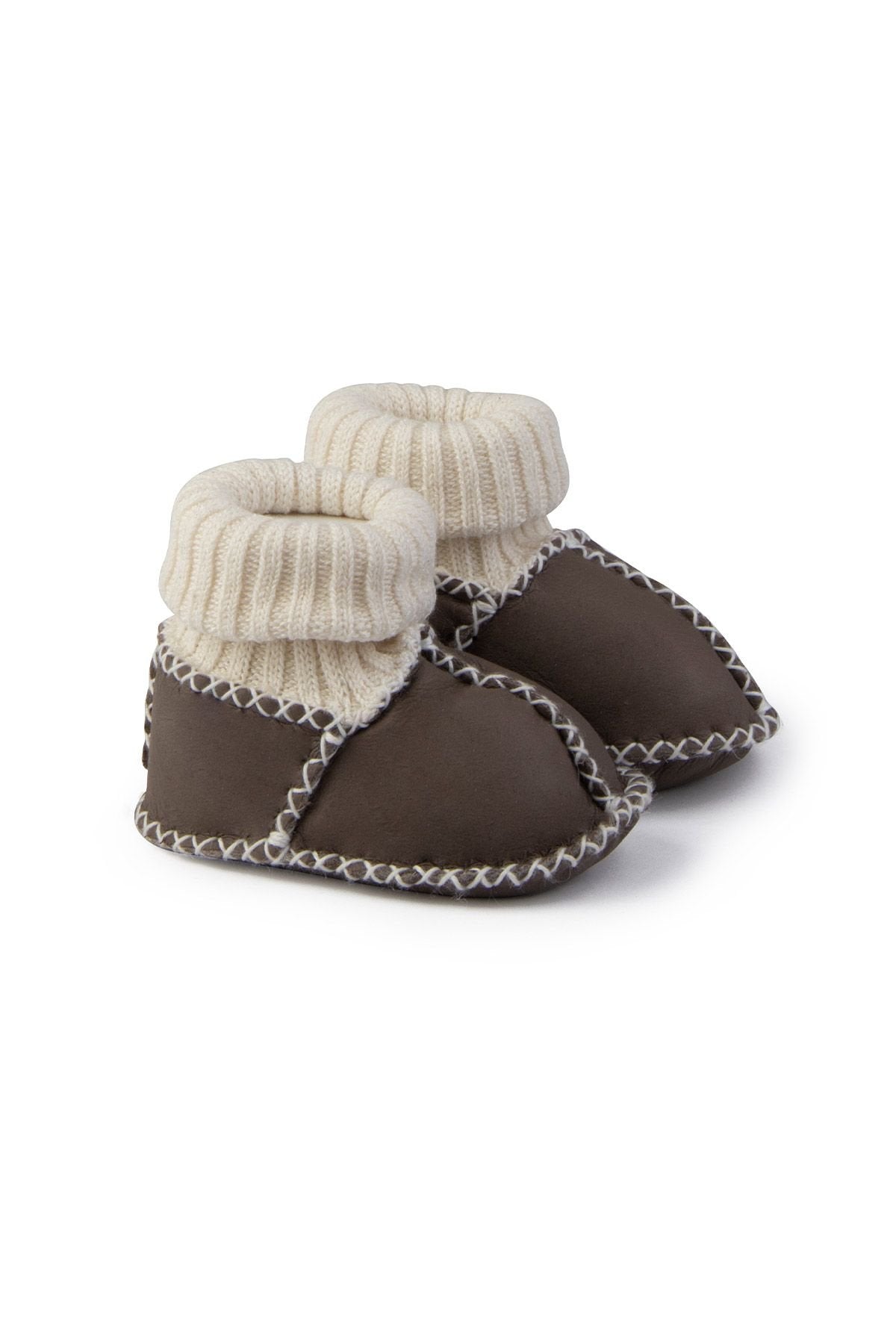 Pegia Shearling Baby's Booties 141206  - Mocha