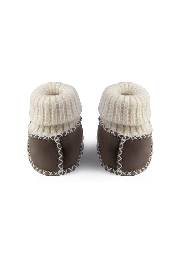 Pegia Shearling Baby's Booties 141206  - Mocha