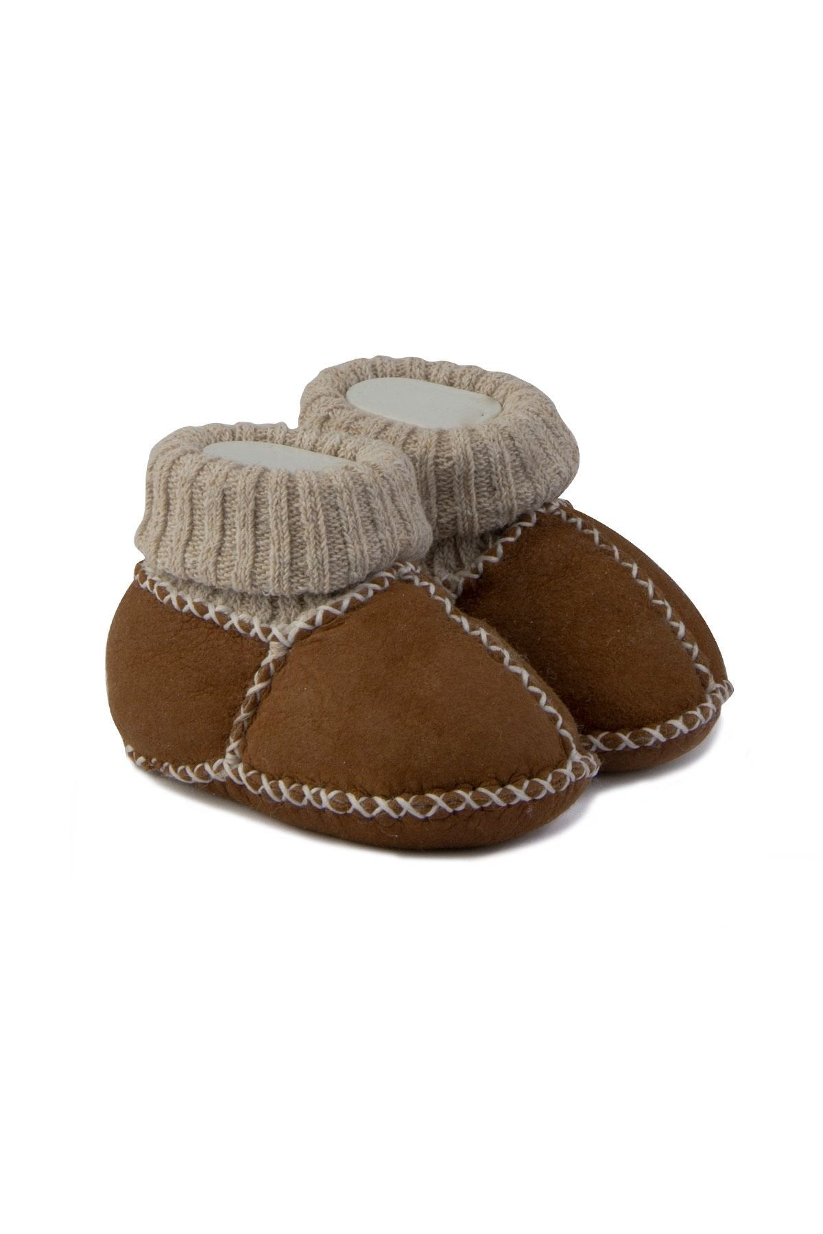 Pegia Shearling Baby's Booties 141208  - Chestnut