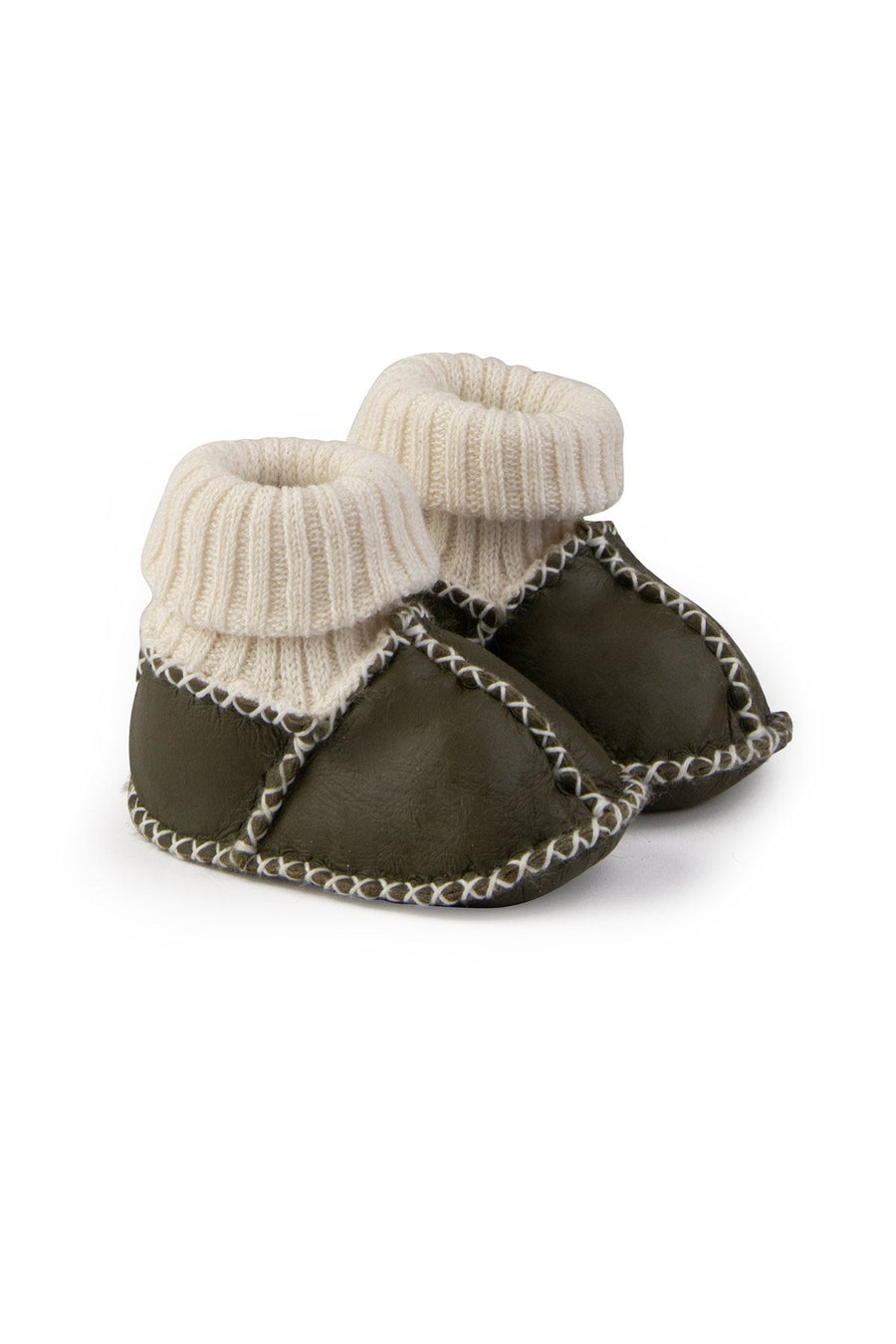 Pegia Shearling Baby's Booties 141208  - Khaki
