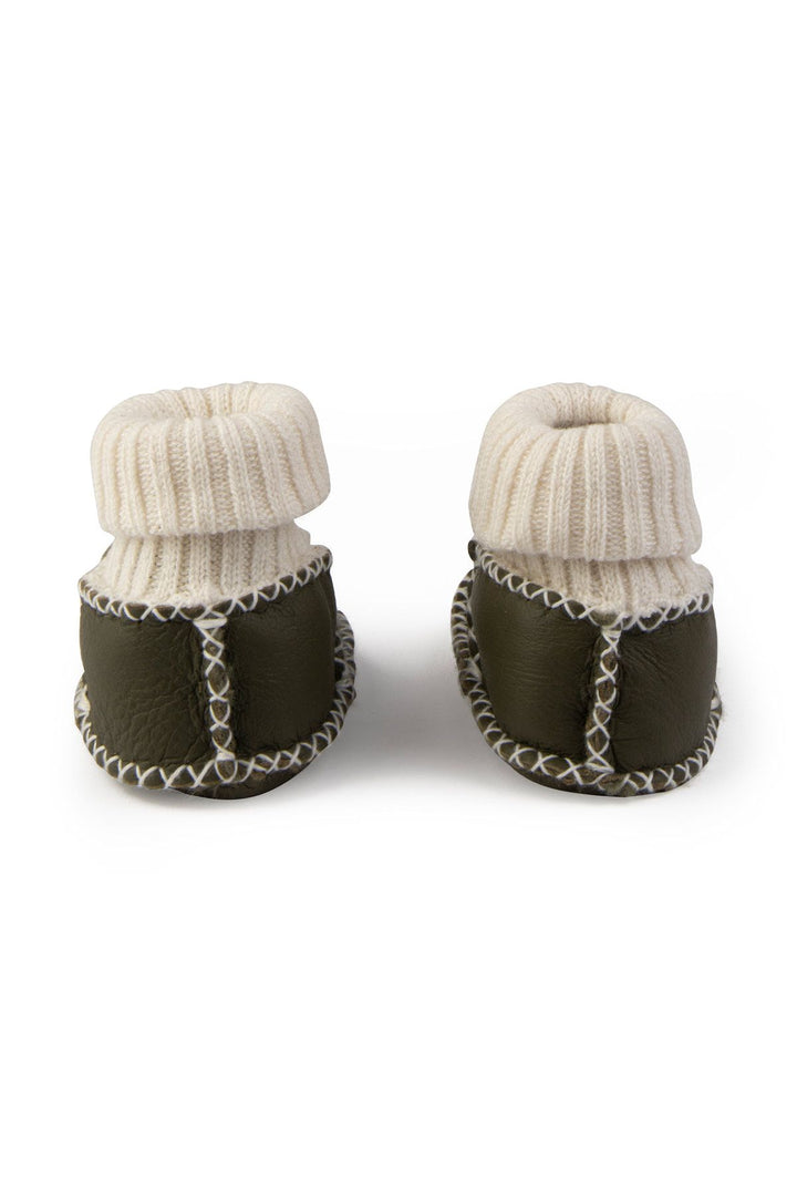 Pegia Shearling Baby's Booties 141208  - Khaki