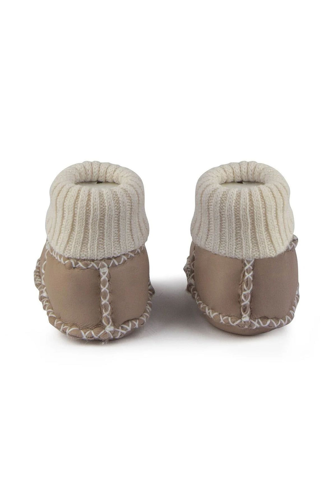 Pegia Shearling Baby's Booties 141208  - Stone