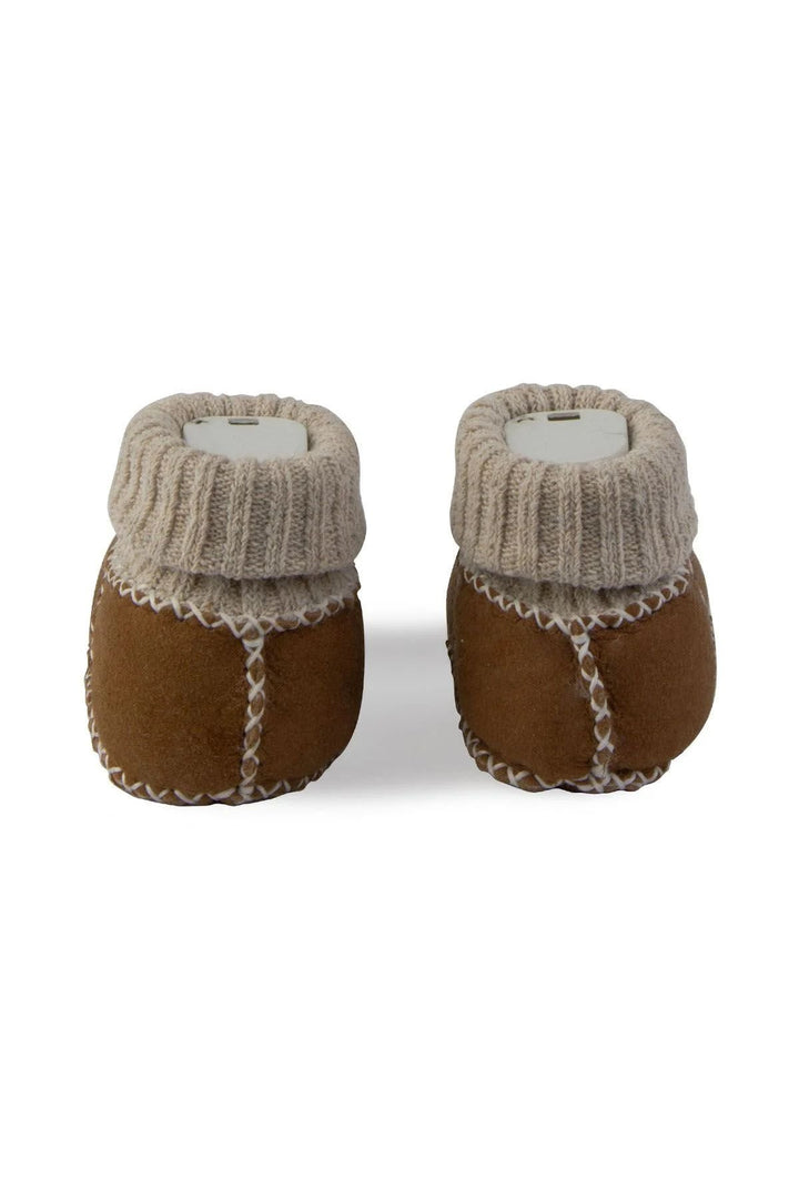 Pegia Shearling Baby's Booties 141208  - Chestnut