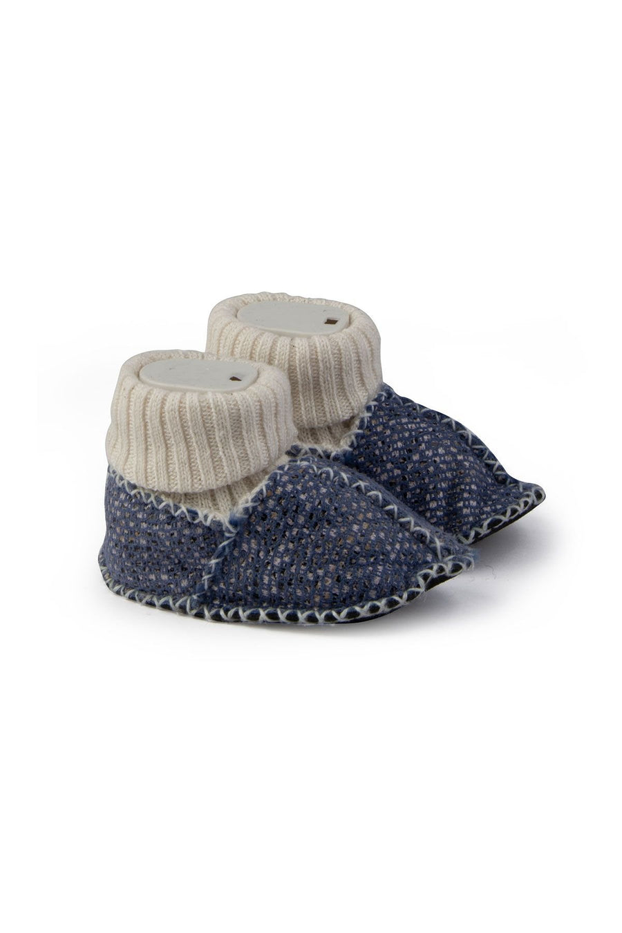Pegia Shearling Baby's Booties 141209  - Blue