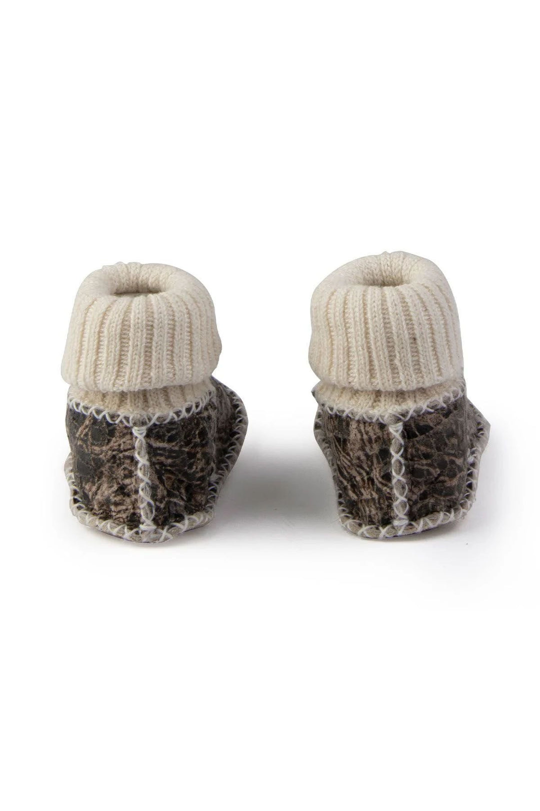 Pegia Shearling Baby's Booties 141209  - Choco