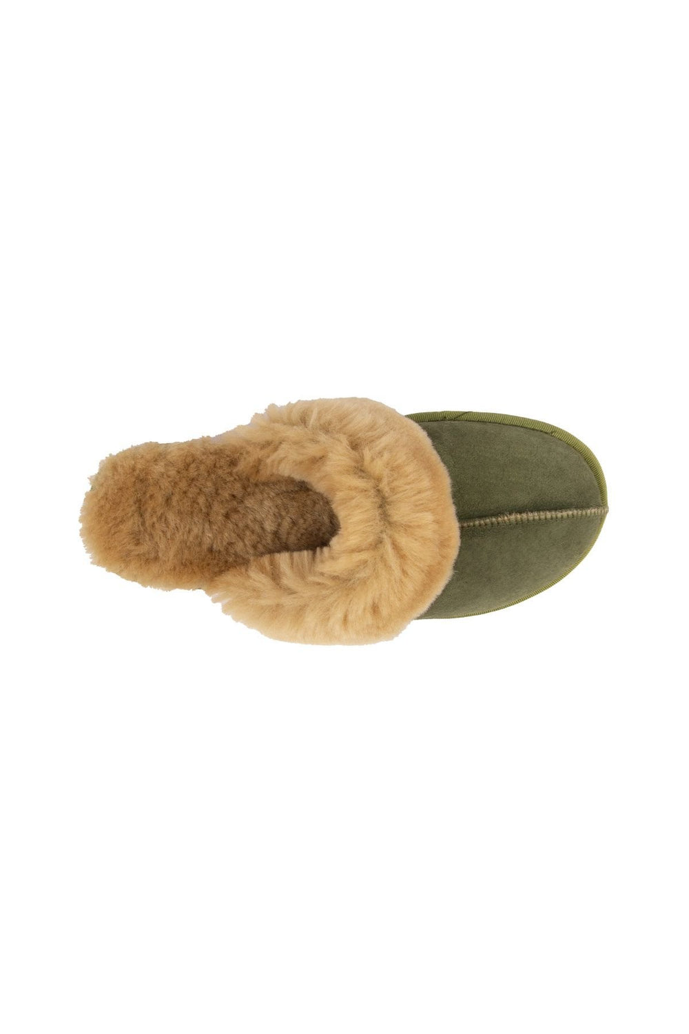 Pegia Women's Sheepskin House Slippers 191202  - Khaki