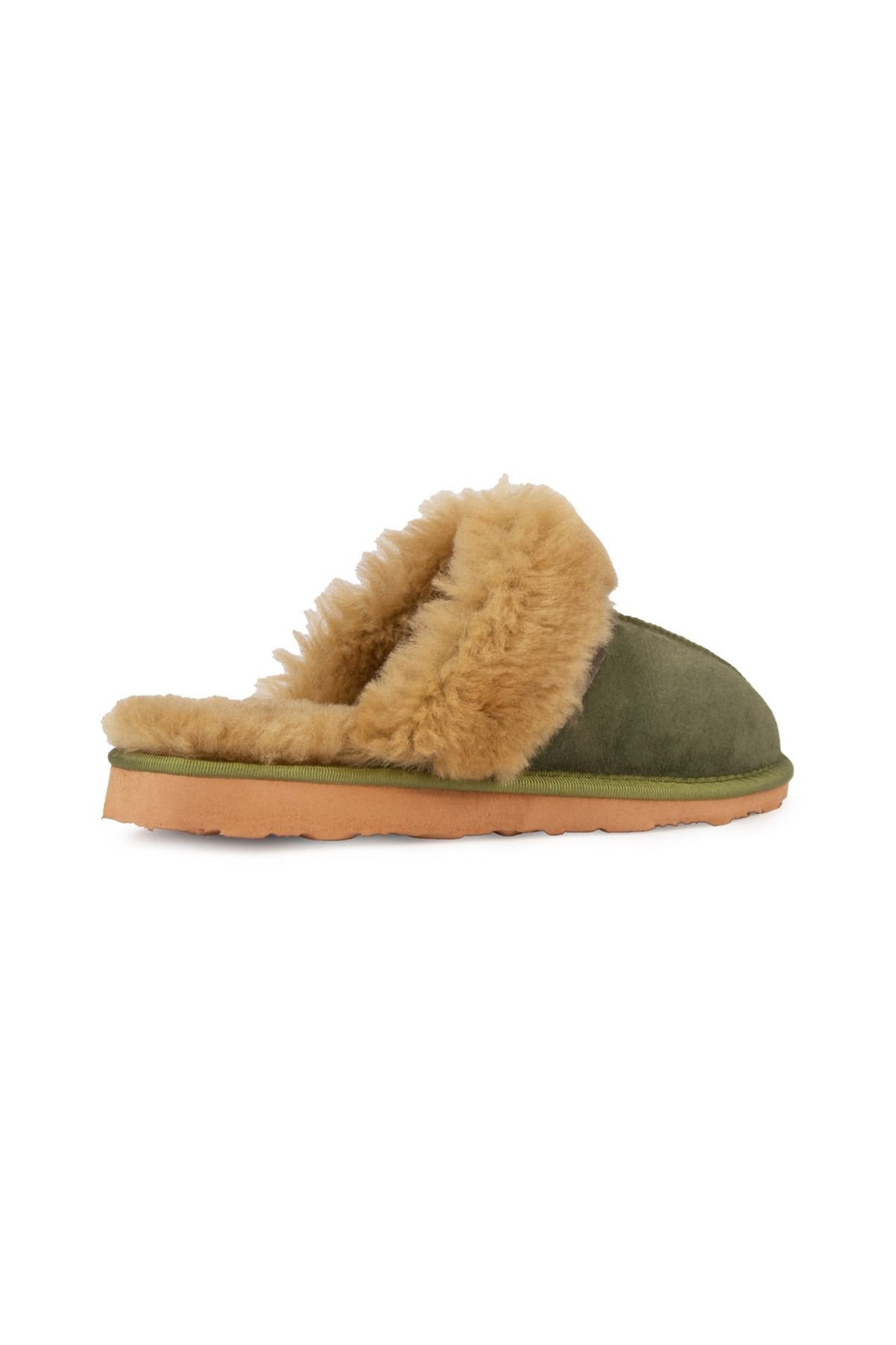Pegia Women's Sheepskin House Slippers 191202  - Khaki