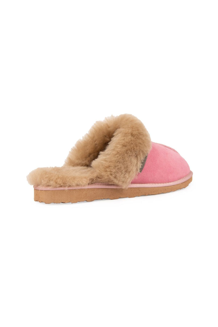 Pegia Women's Sheepskin House Slippers 191202  - Rose