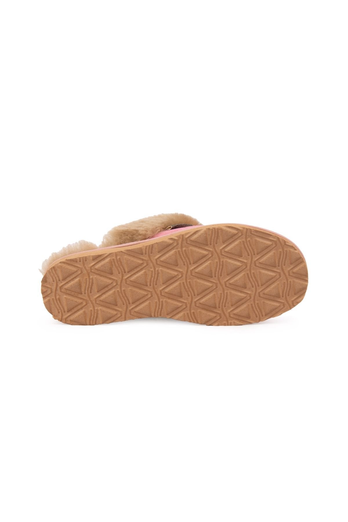 Pegia Women's Sheepskin House Slippers 191202  - Rose