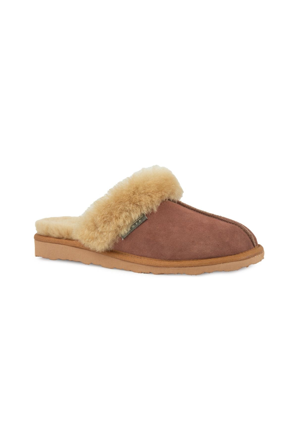 Pegia Women's Sheepskin House Slippers 191202  - Latte