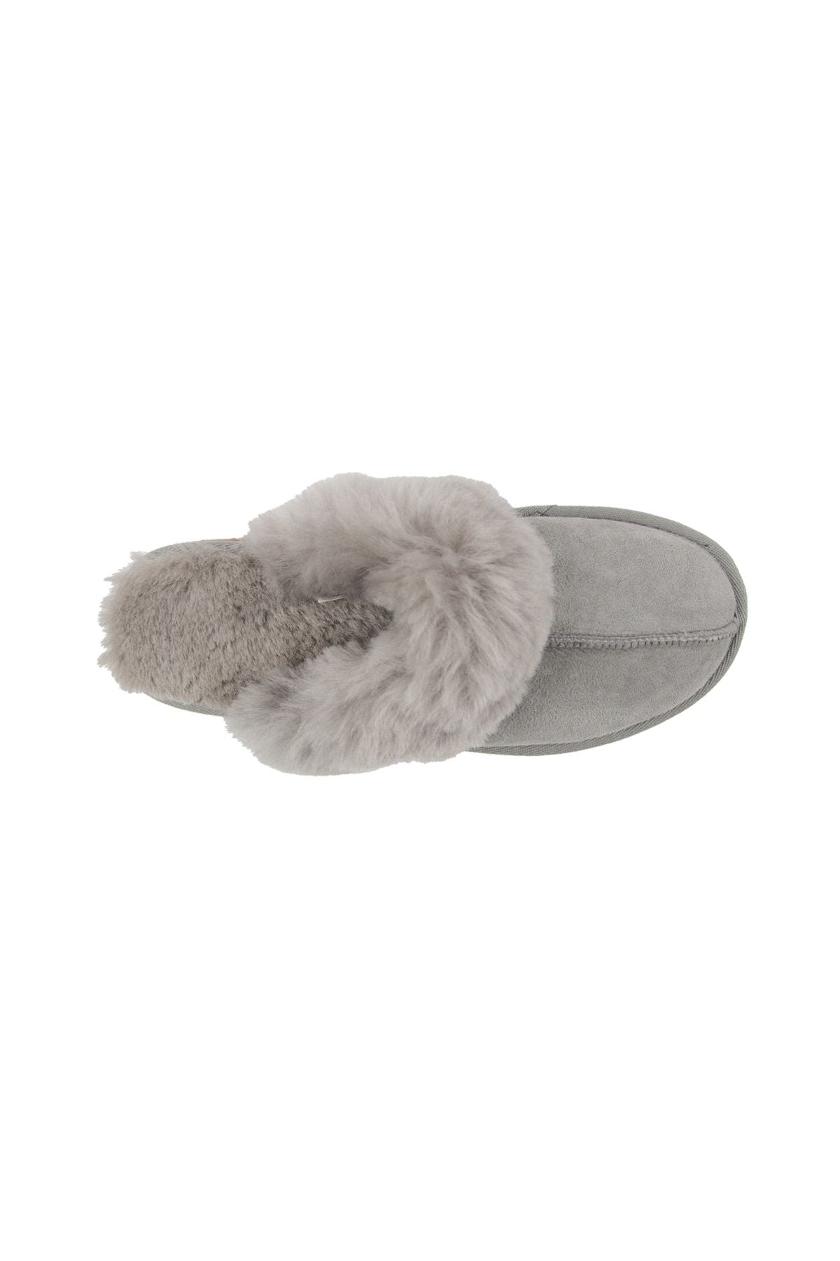 Pegia Women's Sheepskin House Slippers 191202  - Grey