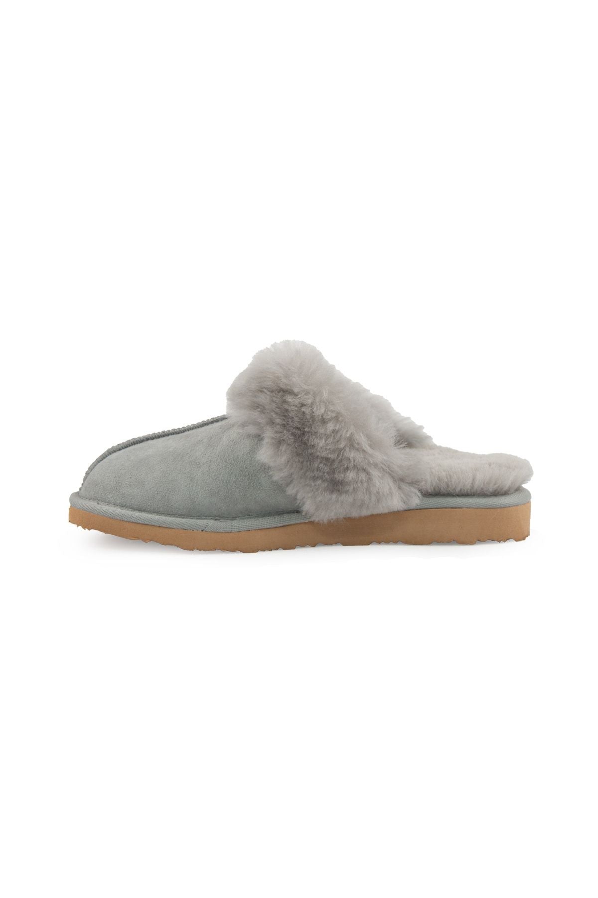 Pegia Women's Sheepskin House Slippers 191202  - Grey