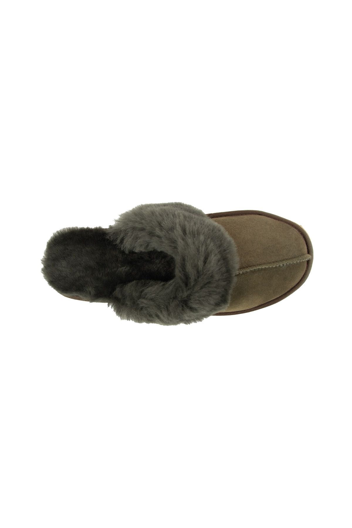 Pegia Women's Sheepskin House Slippers 191202  - Emerald