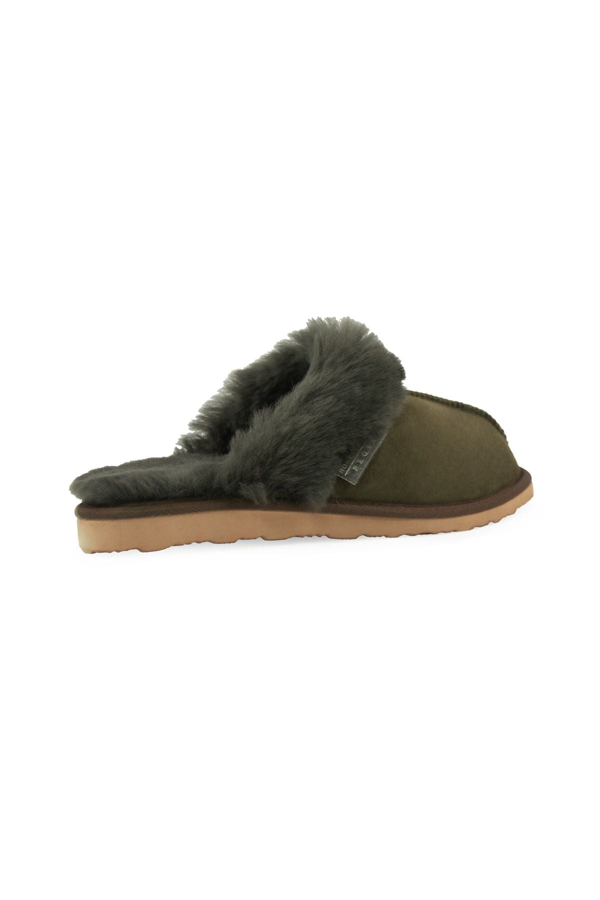 Pegia Women's Sheepskin House Slippers 191202  - Emerald