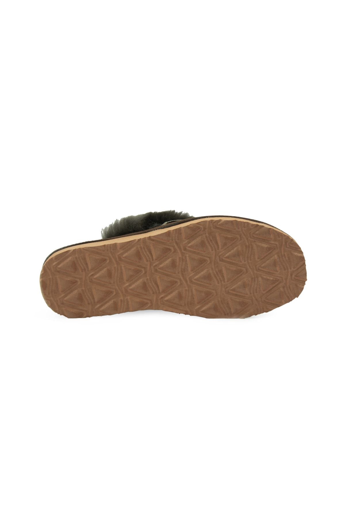 Pegia Women's Sheepskin House Slippers 191202  - Emerald