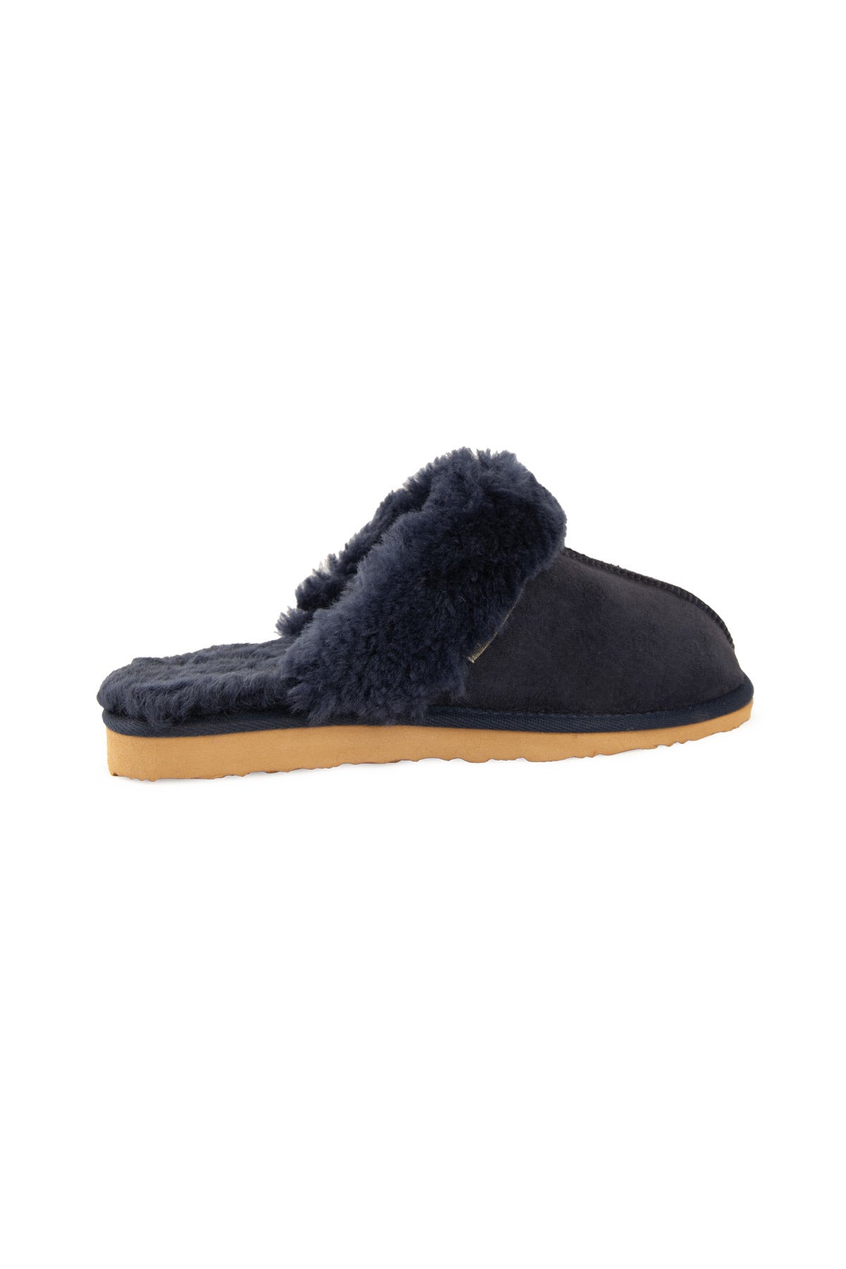 Pegia Women's Sheepskin House Slippers 191202  - Navy