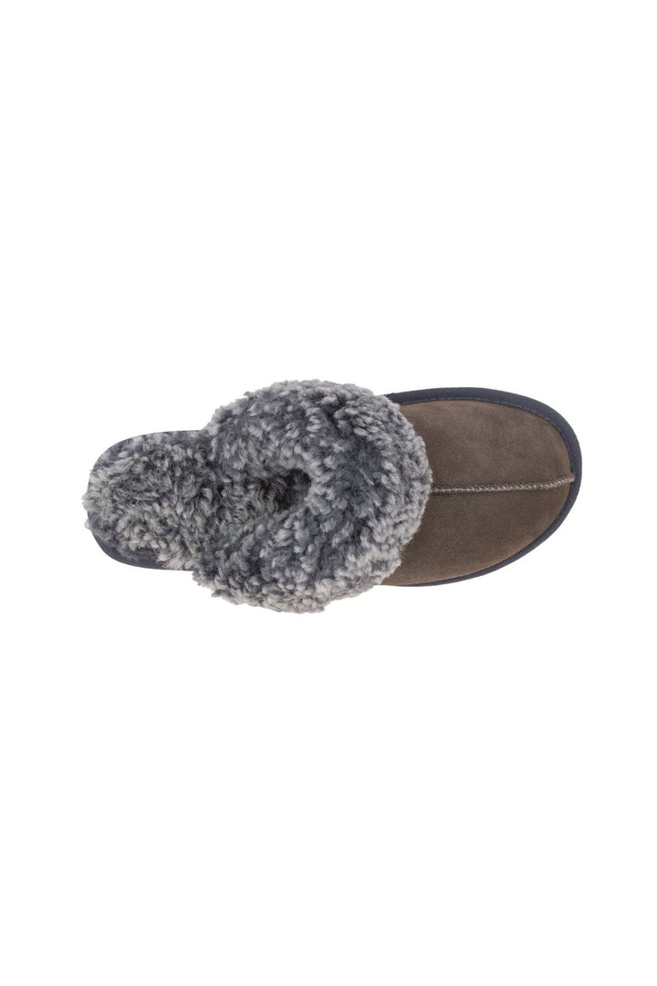 Pegia Women's Sheepskin Slippers 191206  - Charcoal
