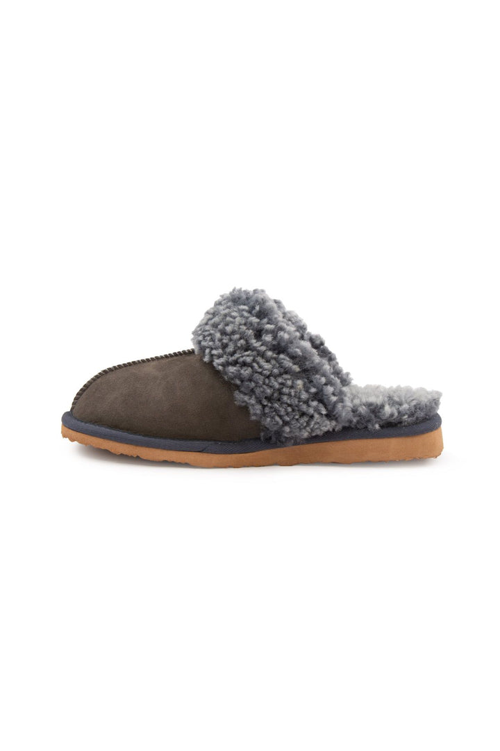 Pegia Women's Sheepskin Slippers 191206  - Charcoal