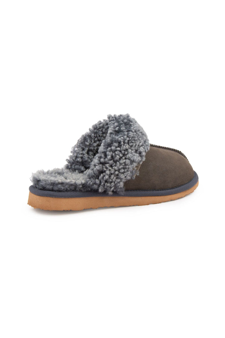 Pegia Women's Sheepskin Slippers 191206  - Charcoal