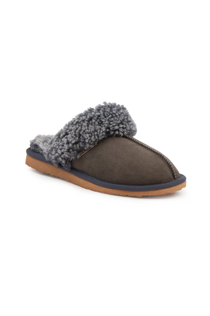 Pegia Women's Sheepskin Slippers 191206  - Charcoal