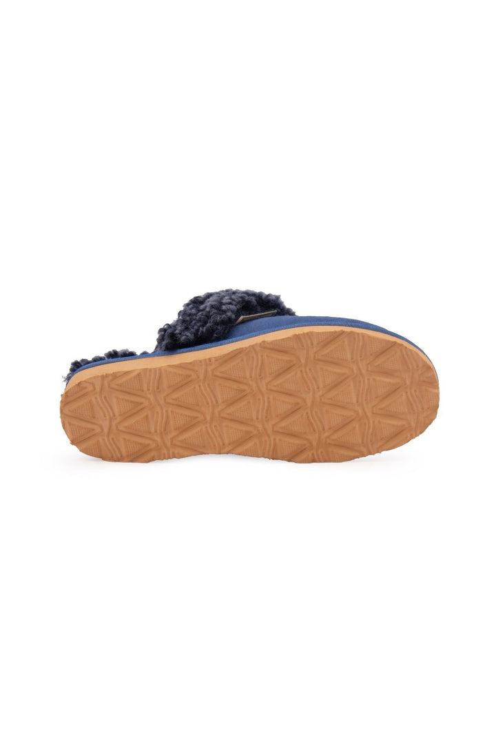 Pegia Women's Sheepskin Slippers 191206  - Indigo