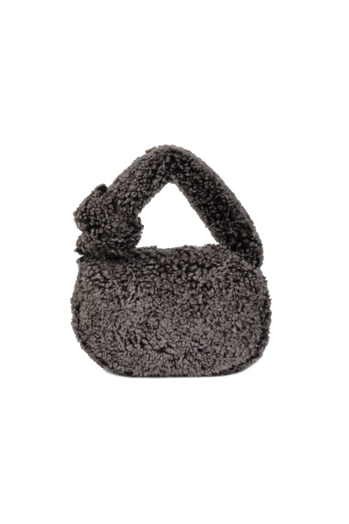 Pegia Sheepskin Women's Mini Bag 191605  - Choco