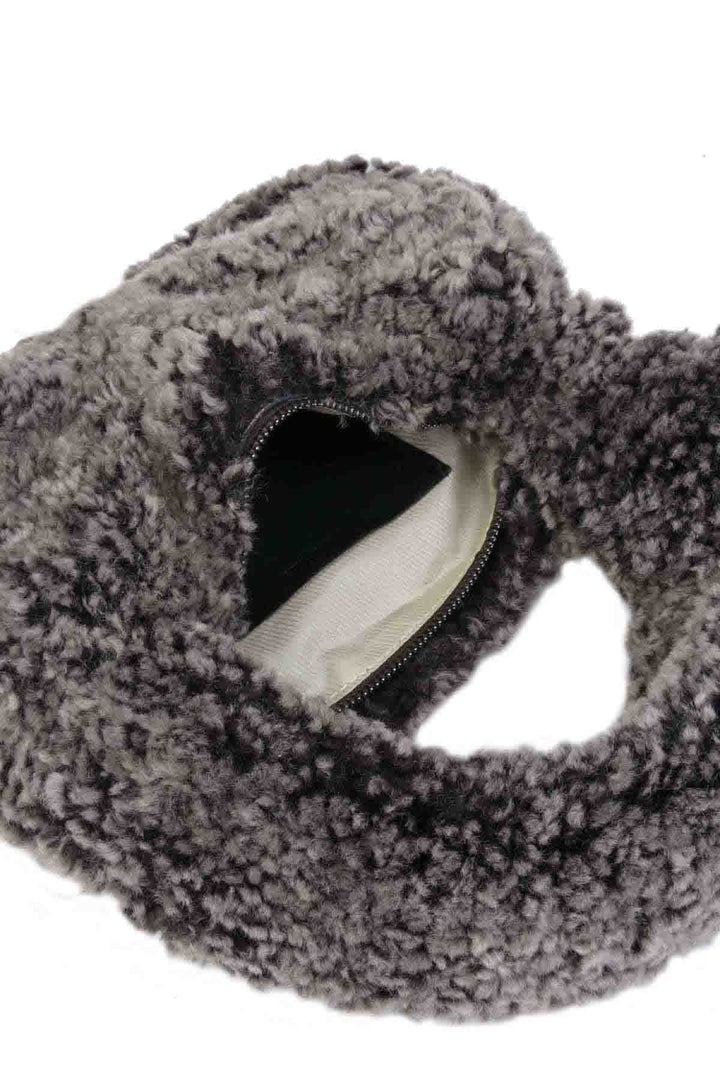 Pegia Sheepskin Women's Mini Bag 191605  - Choco