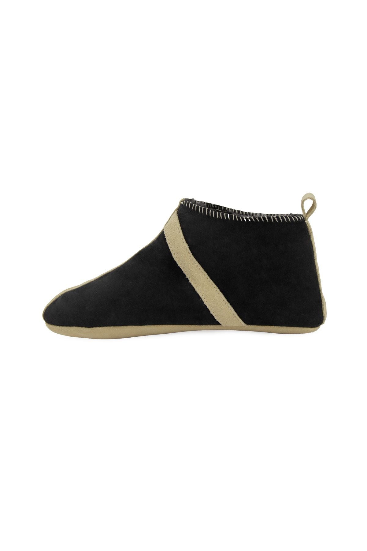 Pegia Sheepskin Unisex House Slippers 191203  - Black